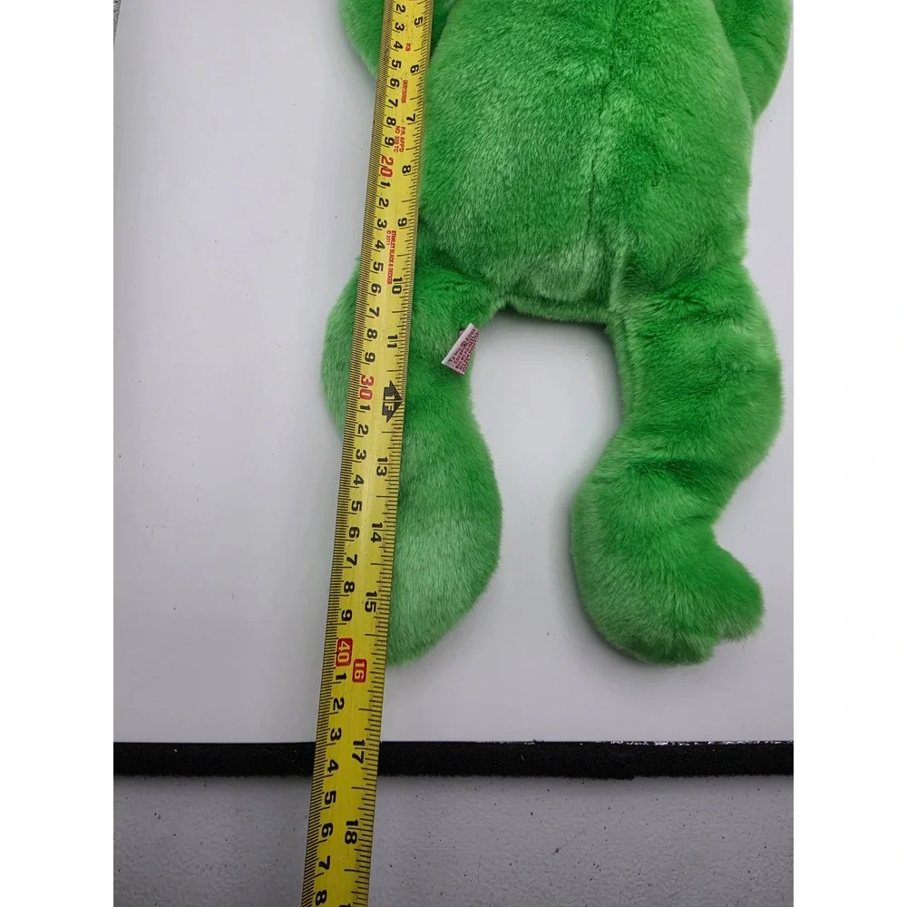 Ty Beanie Buddies Legs the Frog Green Plush Stuffed Animal 2001 17 inch